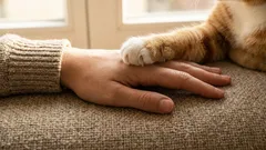 猫が飼い主の手の上に前足を乗せるのには、理由がある。この習慣の背景には、一体何があるのだろうか？
