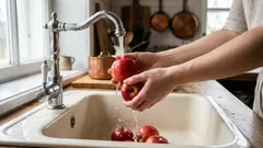 果物は食べる前に洗うべきでしょうか？冷蔵庫で保存する場合は、多くの場合その必要はありません。これは、保存期間を延ばすちょっとしたコツです。