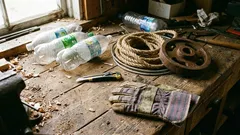 屋根に登らずに煙突を掃除する方法:ペットボトルを使った裏技