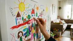 マーカーの跡：壁や家具からどう落とすか、そしてなぜアルコールは効くのに水は効かないのか